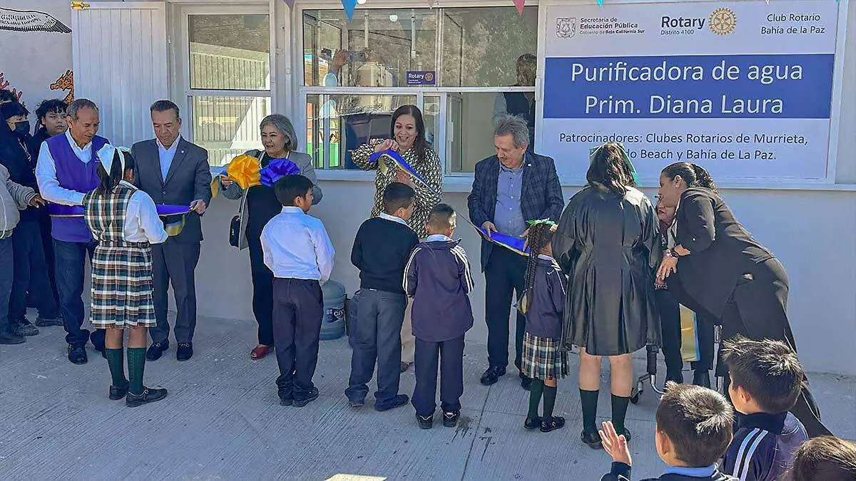 Inauguración planta purificadora en escuela primaria